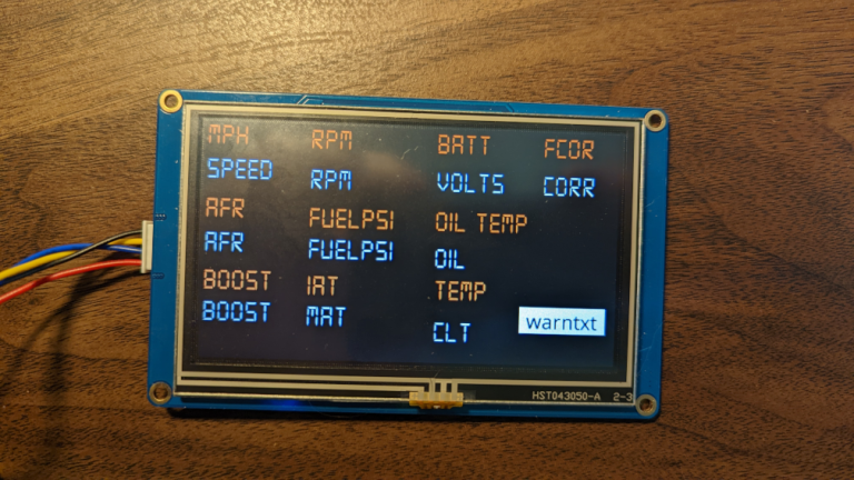 Arduino Dash beta release *FREE* – Bartonek Drag Racing